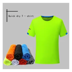 Camisetas de manga corta para hombre, ropa deportiva de secado rápido para gimnasio, Fitness, trotar, fútbol, transpirable