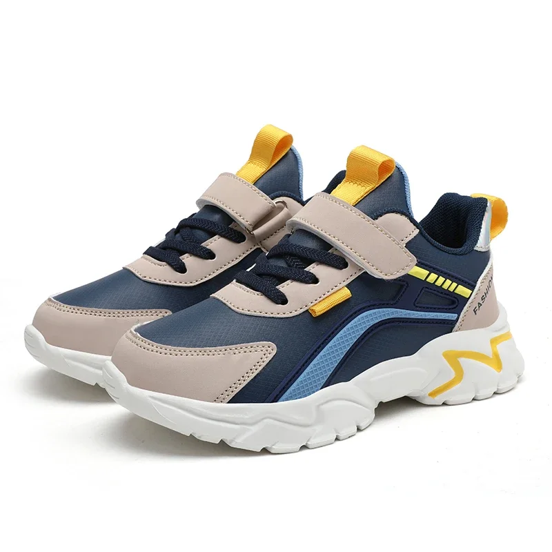 

2025 Autumn Kids Casual Pink Girls Leather Shoes Fashion for 7-15y Lightweight Running Young Student's Children Sports Boys Shoe
