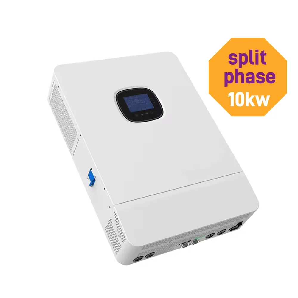 10000w 200A Mppt Charge Controller 48v 120vac 240vac off grid Split Phase 10kw Solar Inverter