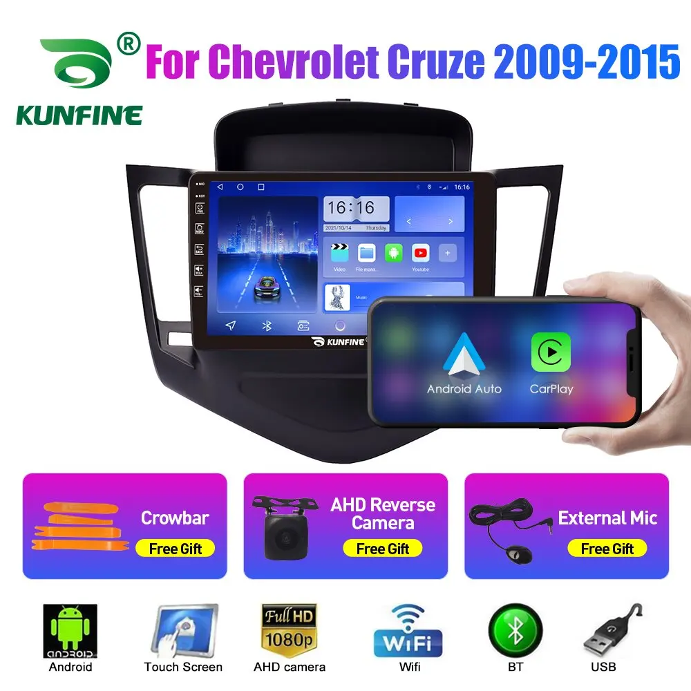 10.33 Inch Car Radio For Chevrolet Cruze 09-15 2Din Android Octa Core Car Stereo DVD GPS Navigation Player QLED Screen Carplay