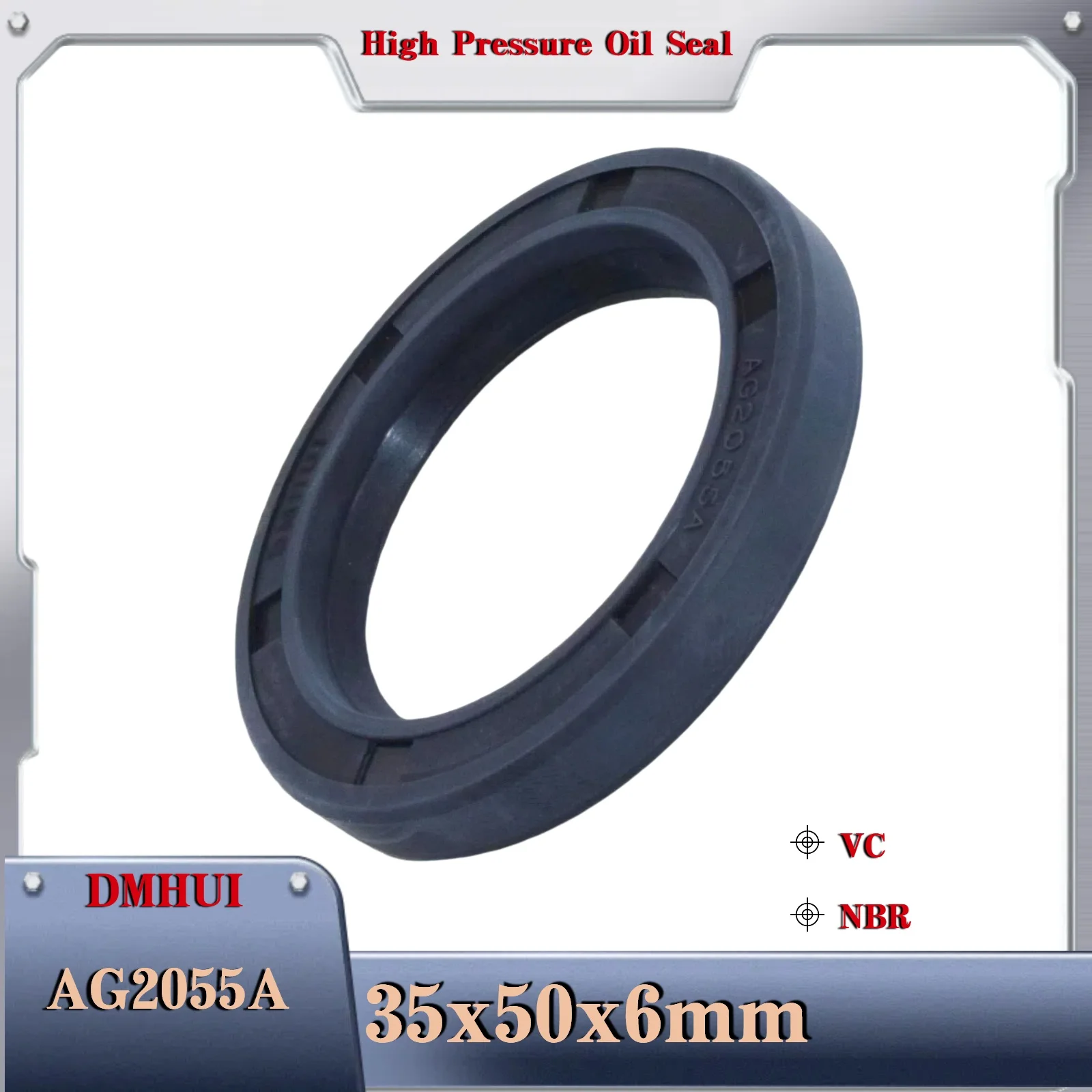 

Shaft oil seal 35x50x6/VC/NBR For AG2055A Hydraulic pump/motor oil seal,Used in Hydraulic Pump/Motor Rotary Shaft Seal