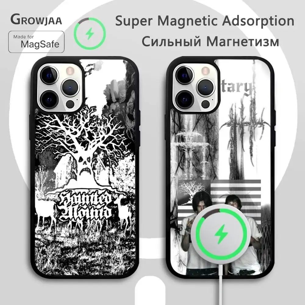 

Sematary H-Haunted Mound Phone Case For IPhone 17 16 15 14 13 12 11 Pro Max Plus Mini Magsafe Mirror Wireless Magnetic Funda