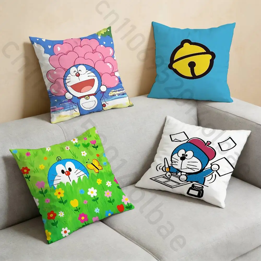 

D-Doraemon pillowcase casual style decoration, suitable for home decoration (excluding pillow core)