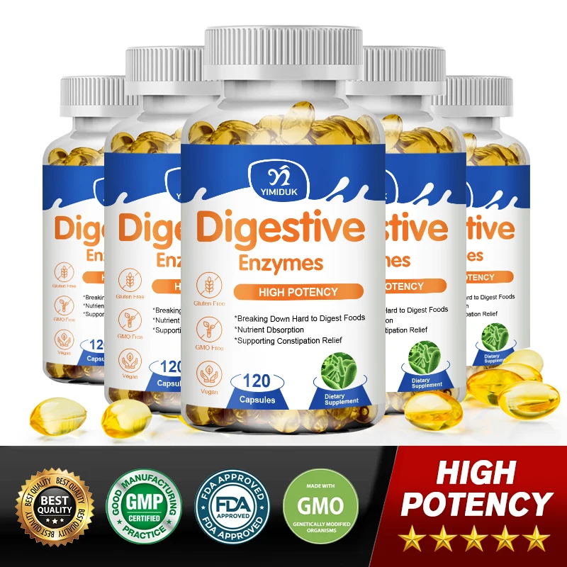 

Probiotic Digestive Enzymes for Gut Health and Bloating Relief, Probiotic Digestive Enzymes Capsules