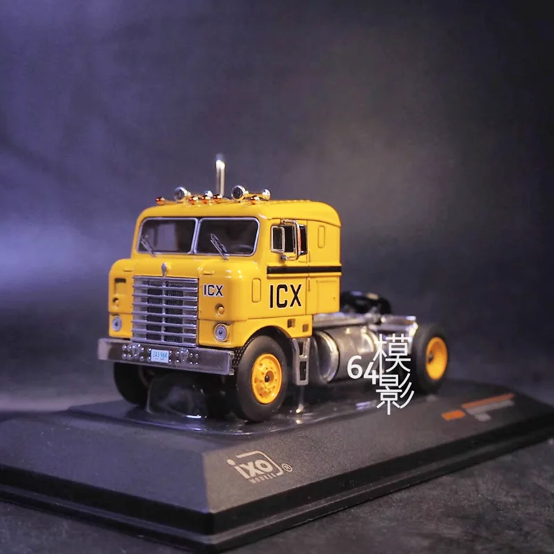 

Литой под давлением масштаб 1:64, сплав Kenworth Bullnose 1950, модель прицепа, коллекция, подарок, имитация игрушки, статическая модель, орнамент