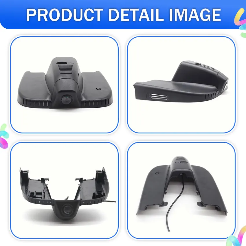 4K HD 2160P Plug and play WIFi Car DVR Video Recorder For Alfa Romeo Giulia Stelvio Quadrifoglio QV Veloce Sprint 2017-2024