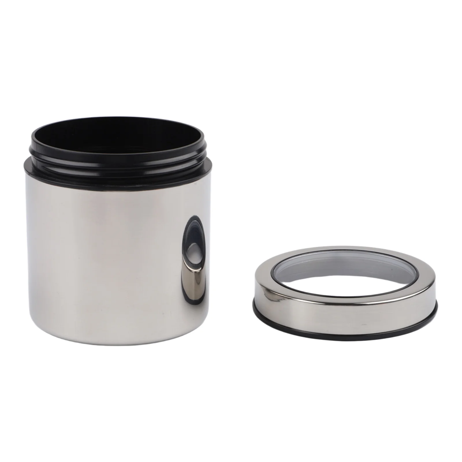 Airtight Stainless Steel Canister Stainless Steel Jar As Shown Airtight Storage Jars Leak-Proof Design Shock-Resistant Materials