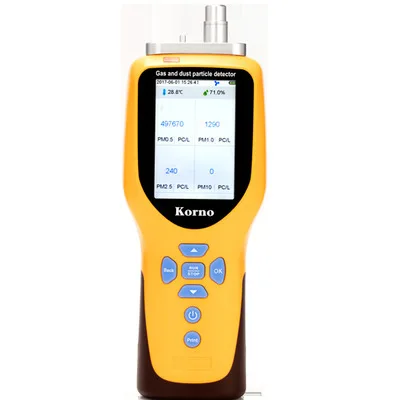 Equipped with printer laser dust particle counter PM1.0/PM2.5/PM10 dust particle concentration monitor