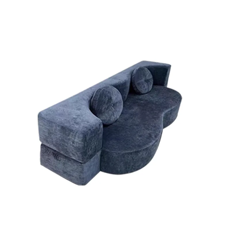 

*Modern Compressed Foldable Sofa Bed for Living Room Rectangle Set Convertible Feature Sponge Filling Rectangle Sofas Furniture
