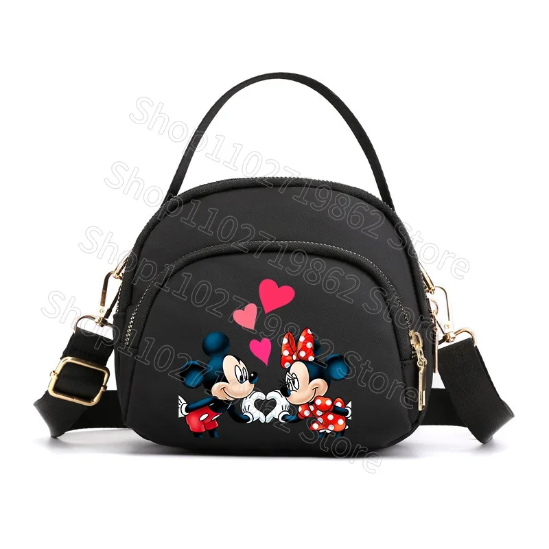 Minnie Mickey Mouse Handbags Disney Crossbody Bags for Women Anime Movie Character Pattern Bag Large Capacity Portable Handbag