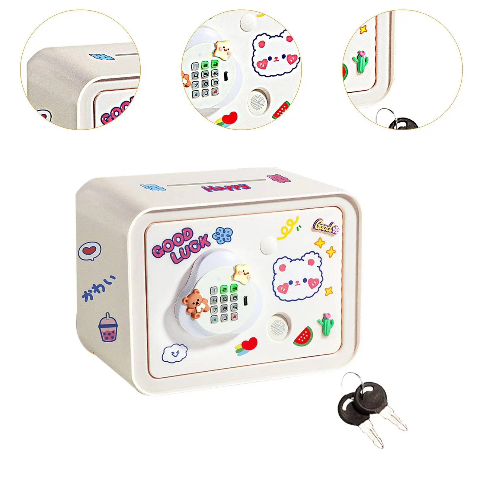 Elektronische spaarpot Educatieve speelgoedmachine Sparkasse-oorschelp voor kinderen van 3 tot 8 jaar