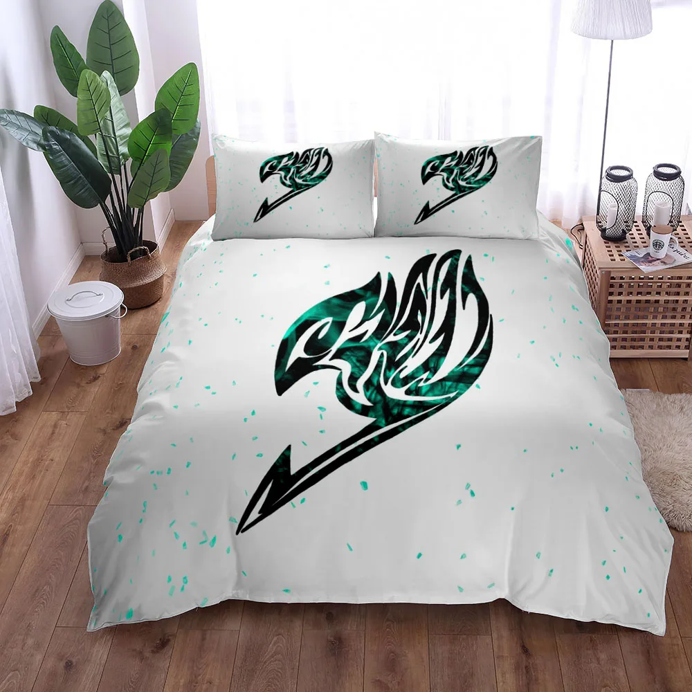 Riven Fairy Tail Icon Duvet Cover Set King Queen Double Full Twin Single Size Bed Linen Set