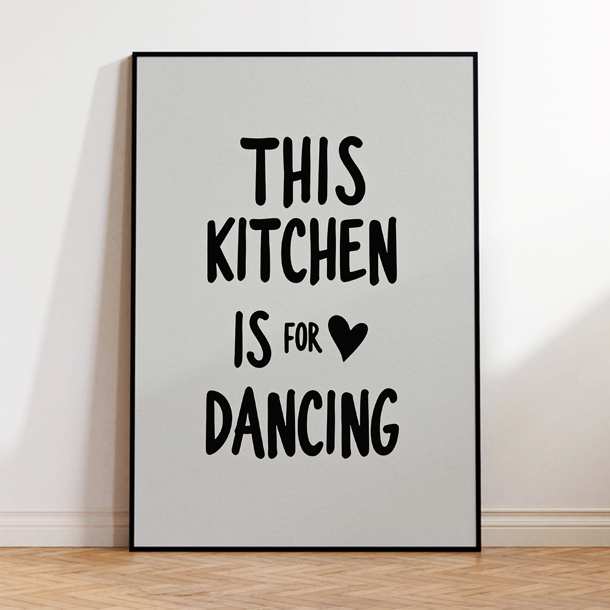 Modern Minimalist Style This Kitchen Is For Dancing Wall Art Prints Canvas Painting Poster Picture For Living Room Home Decor image 2