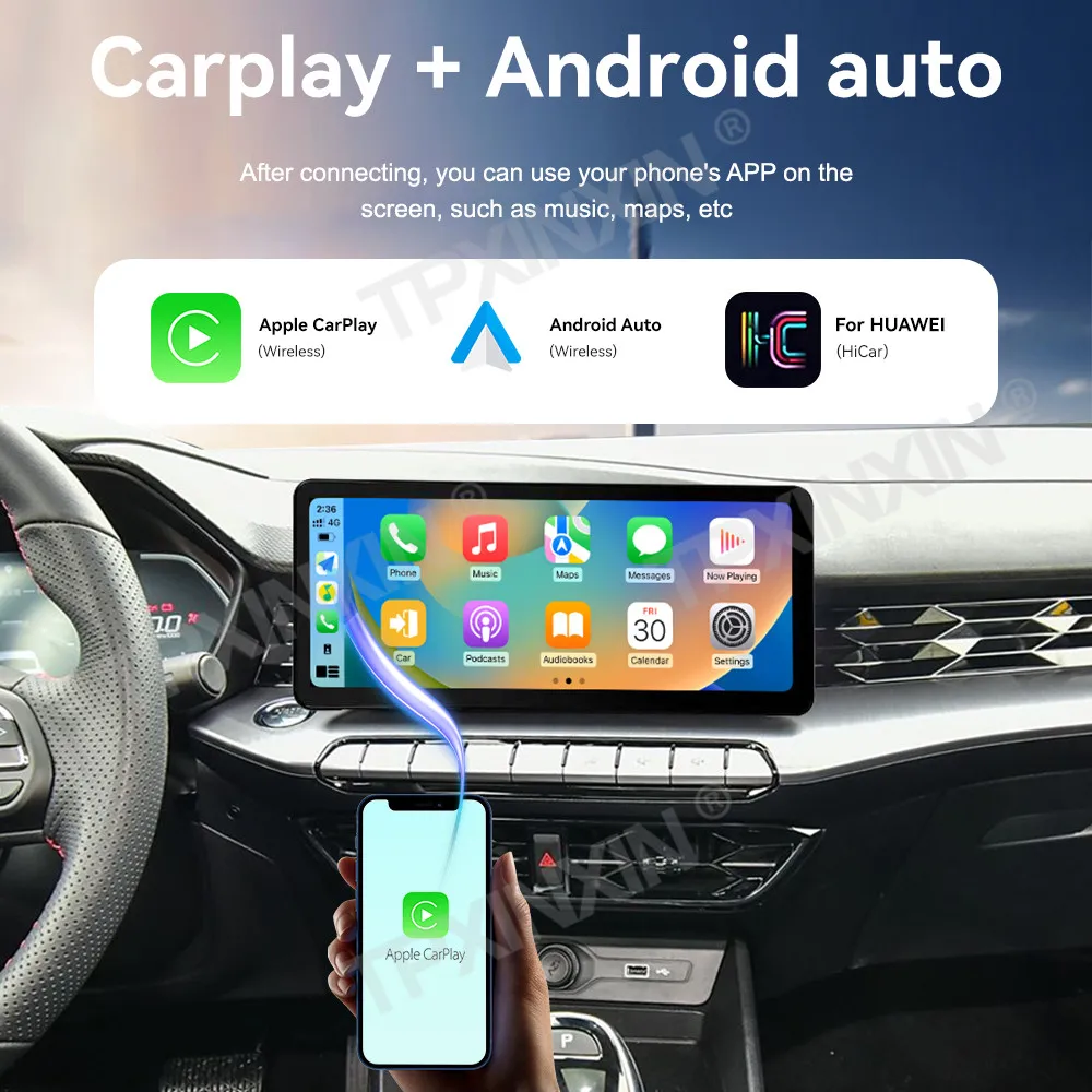 أندرويد السيارات Carplay 8G + 256GB ل MG 5 MG5 2021-2024 راديو السيارة ستيريو مشغل وسائط متعددة نظام تحديد المواقع والملاحة رئيس وحدة DSP WIFI 4G LTE