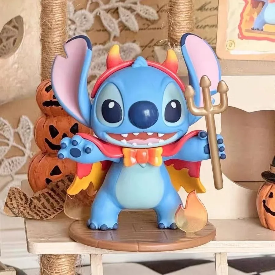 Lilo & Stitch กล่องตาบอด Stitch ตลกตุ๊กตาน่ารักการ์ตูน Surprise กล่อง Figuras อะนิเมะเดสก์ท็อปตกแต่งสําหรับเพื่อน