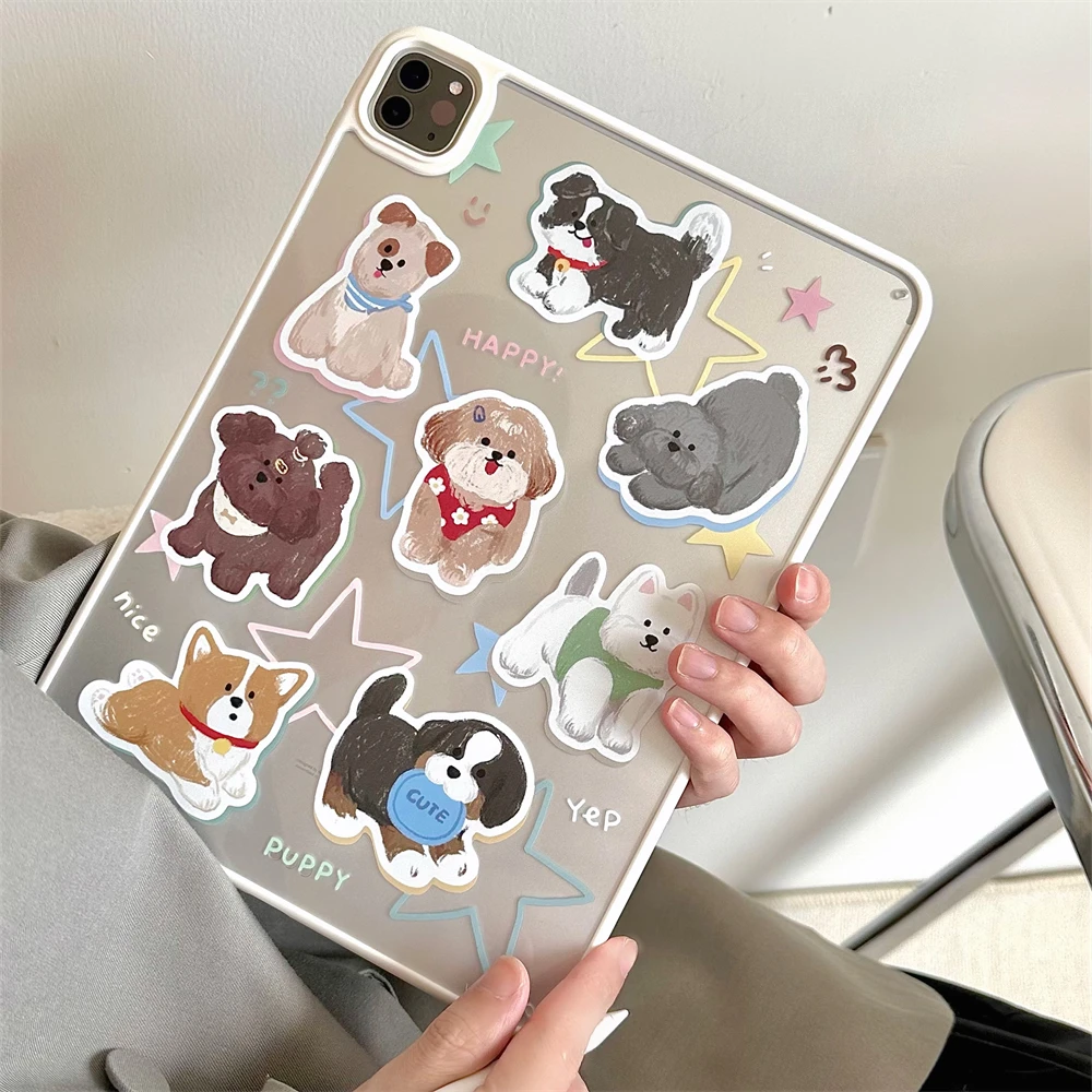 

Cute puppy Case For iPad 2022 2021 Pro 11 inch Cover 2019 Air 3 10.2 7th 8th 9th Generation 2022 10th Gen Case Air 5 4 10.9 Case