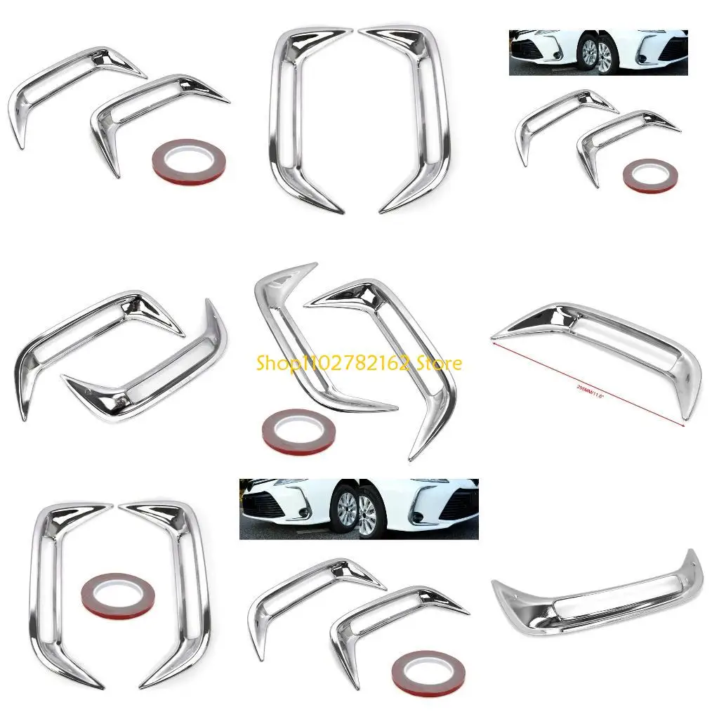 

547B Rear Fog Lamp Cover Trim Foglight Reflector Hood Sticker Accessories Car Styling
