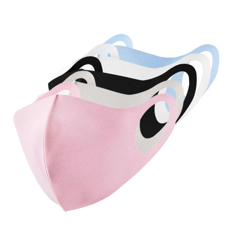 New Adult Mask Transparent Packing Bag Star Even Size Ice Silk Cotton Men and Women Adult Dustproof Waterproof Cleaning Masks