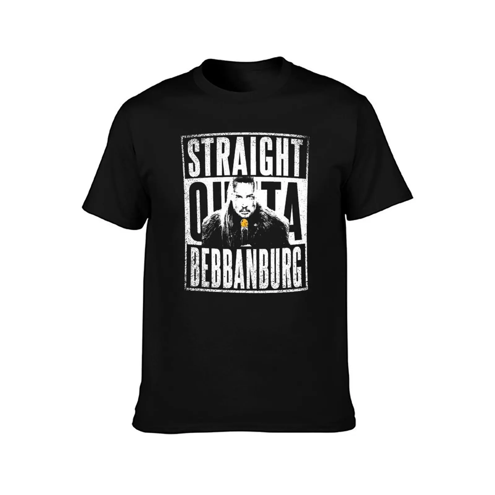 Straight Outta Bebbanburg Uhtred T-Shirt Summer Casual Cotton Tee Oversized Streetwear Tops Vintage Graphic Print