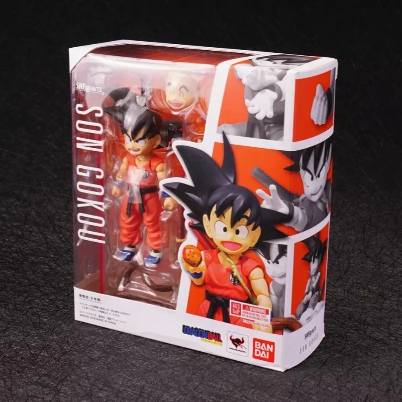 

In Stock Anime Dragon Ball SHF Son Goku with Nimbus & Android 18 Action Figure Collectible Gift for Boys