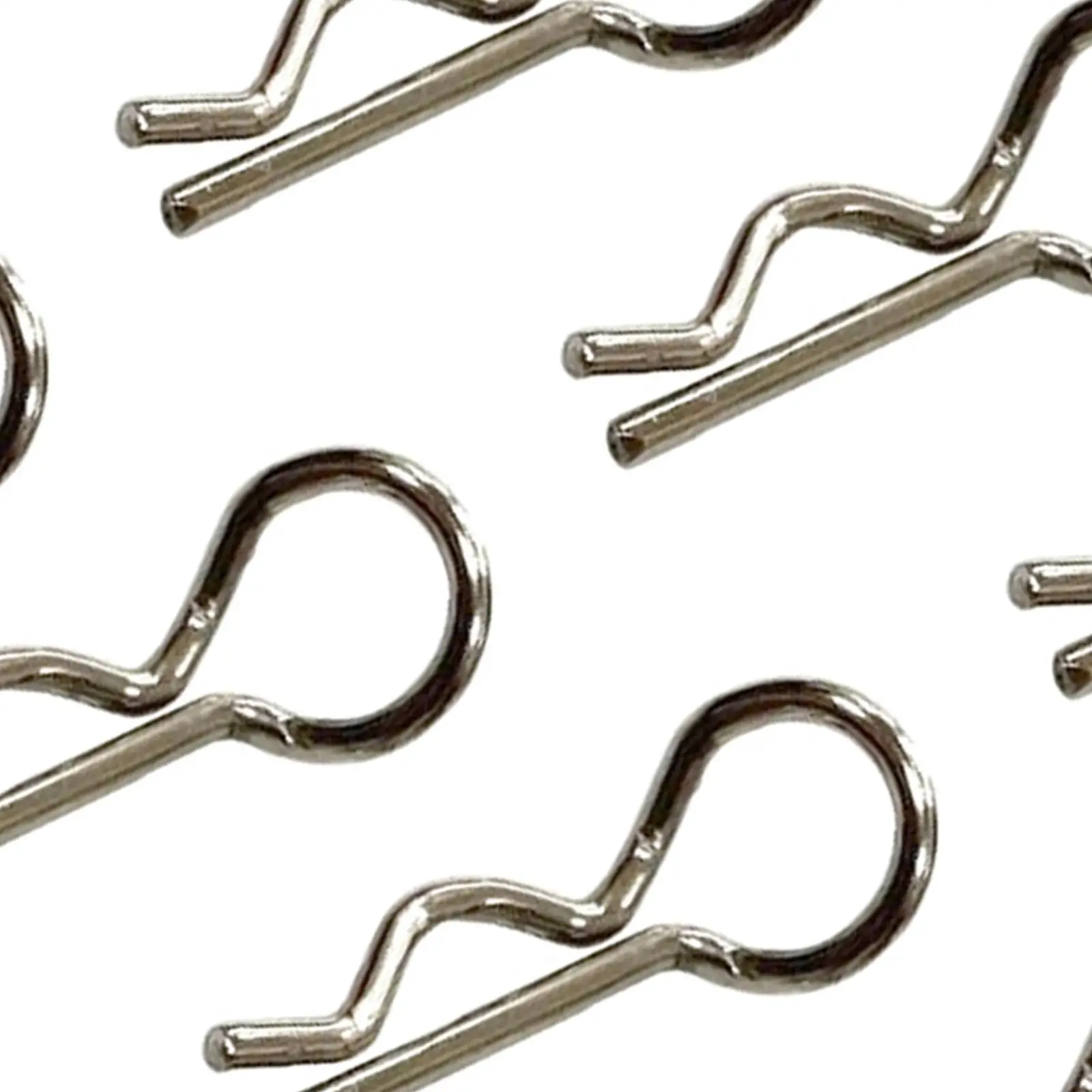 8Pcs RC Car Body Shell Clips Metal Spare Parts for 16302 16106Pro 1:16 1:18