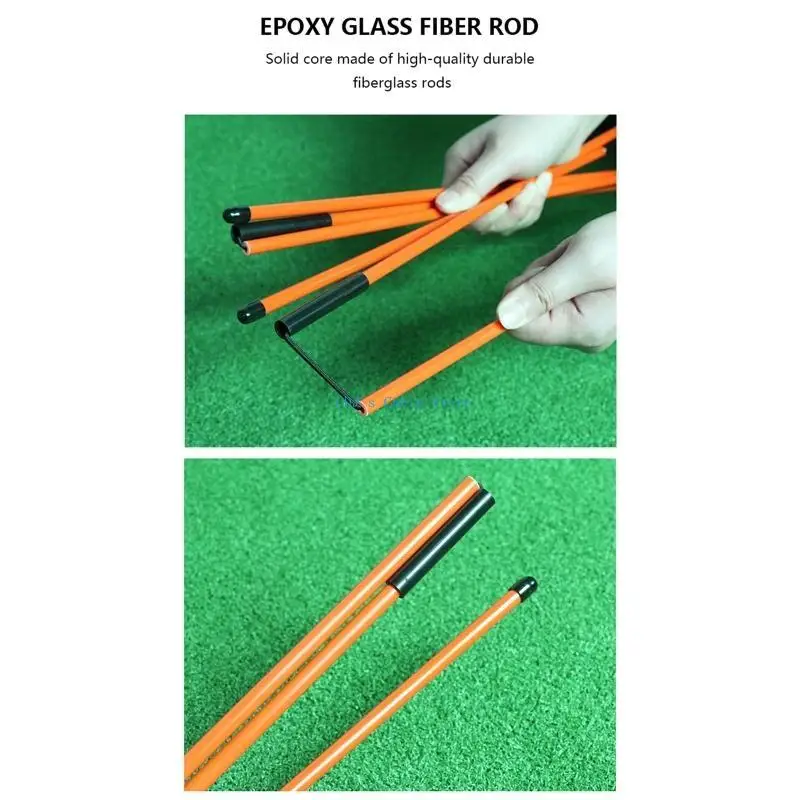 

XXFC Golf Golf Alignment Sticks Aids Practice Rods Posture Corrector for Aiming, Putting, Full Swing Trainer