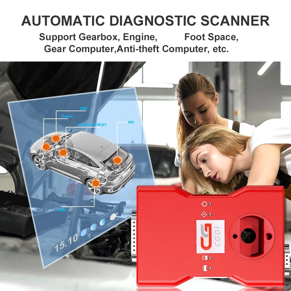 

CGDI Prog for BMW MSV80 Auto key programmer+Diagnosis tool+IMMO Security 3 in 1 Get Free Reading 8 Foot Chip Free Clip Adapter