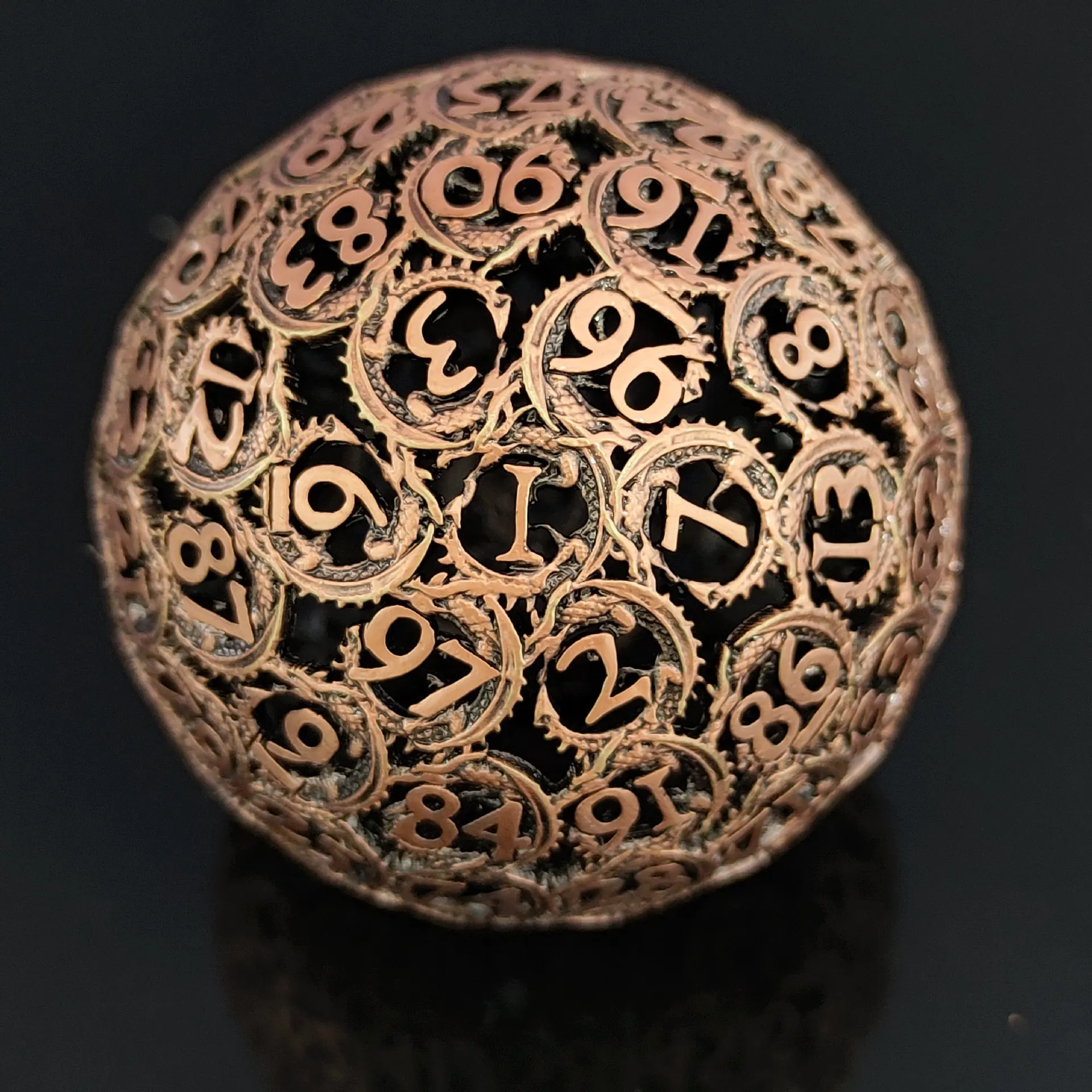 Hollow Dice D100 Metal DND Dic - Board Game Ludo recension och pris