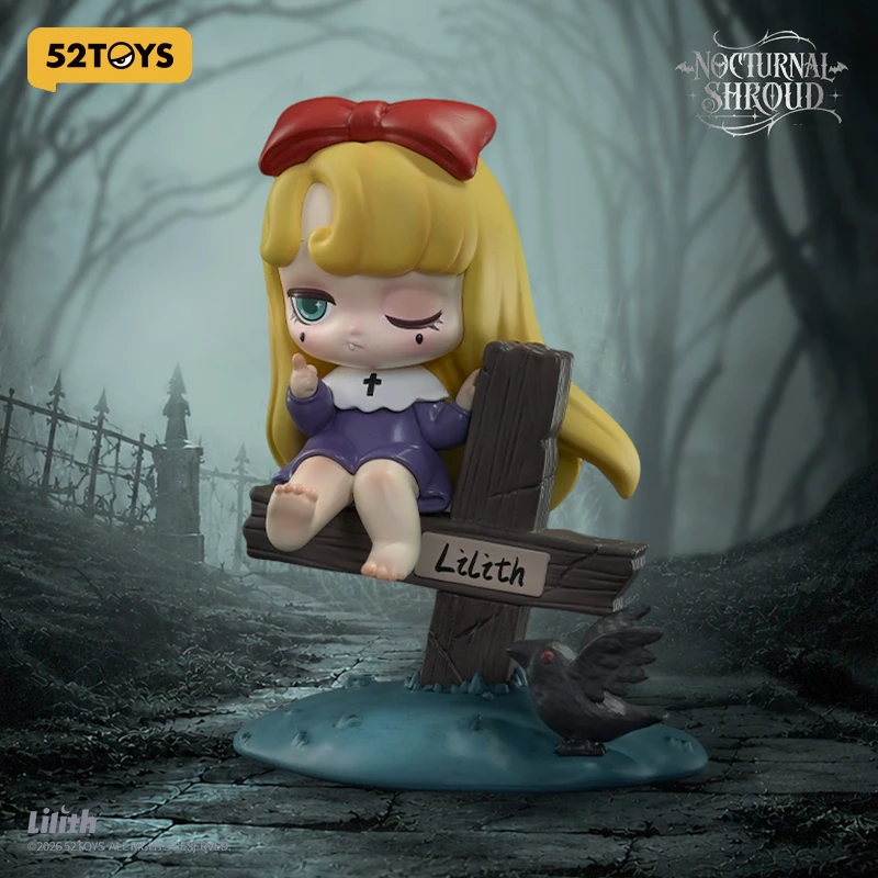 52TOYS Blind Box Lilith-Nocturnal Shroud Kawaii Anime Action Figure Cartoon Model Surprise Box Mystery Box view 4