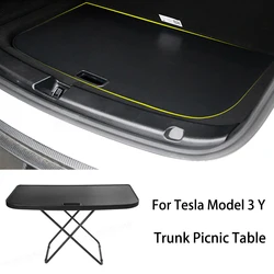 Per Tesla Model Y 3 Travel Trunk Table Board tavolo da Picnic pieghevole portatile sedie tronco da viaggio accessori specifici