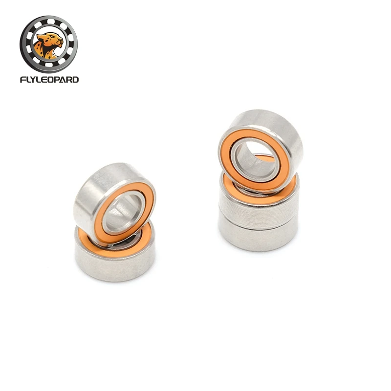 Imagem -04 - Rolamento Cerâmico Smr105rs cb Abec7 Miniatura rc Motor Smr1052rs Rolamentos de Esferas Si3n4 10 Pcs