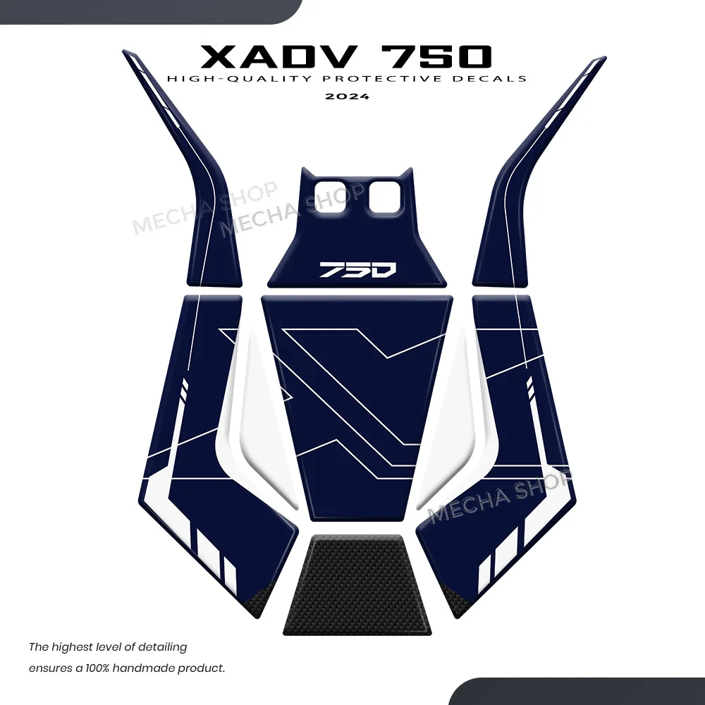 

For X-ADV 750 xadv750 X ADV 750 2026 Motorcycle Accessories 3D Sticker Decal Protection Kit
