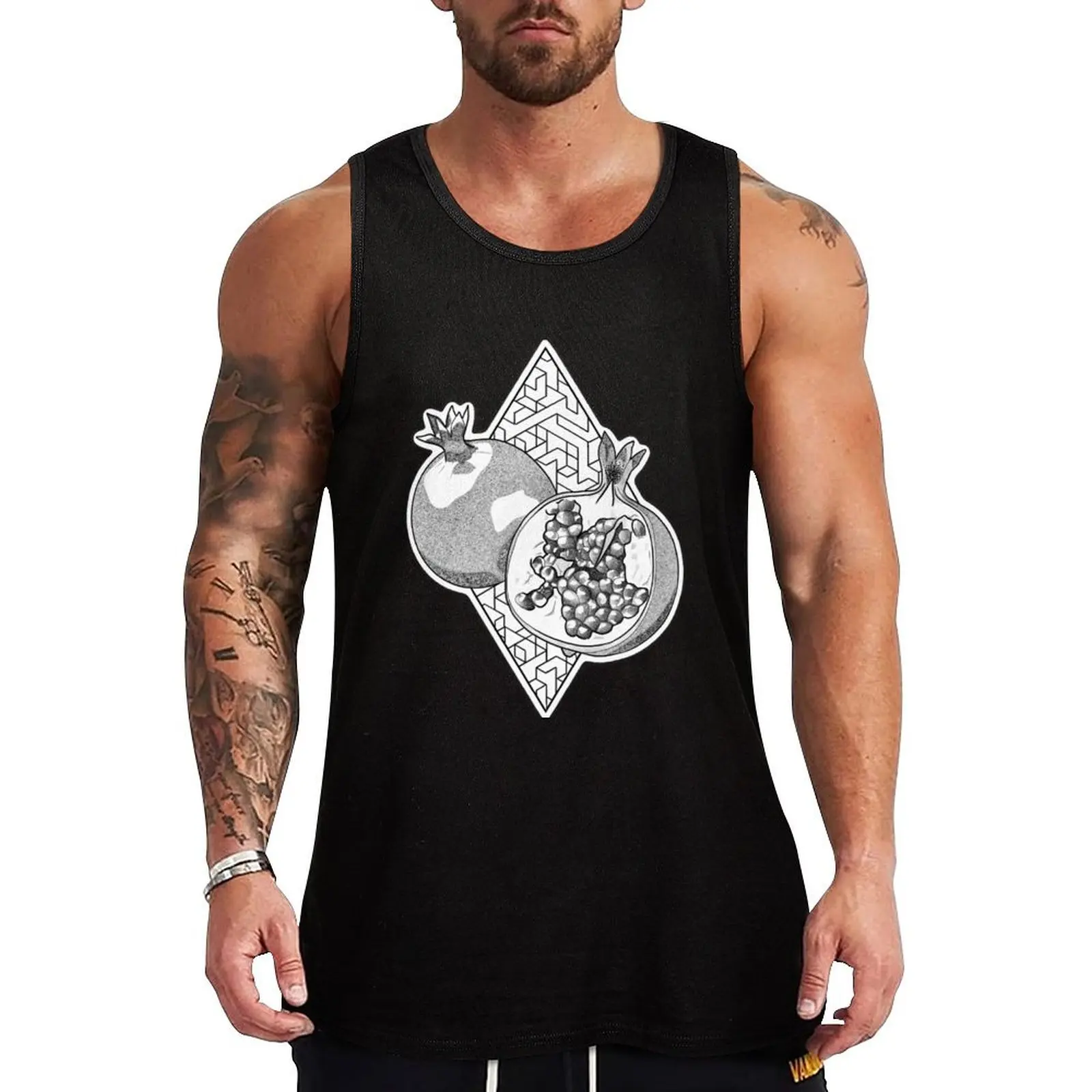 Ode to Persephone Tank Top Men's gym t-shirt sleeveless tshirts for men