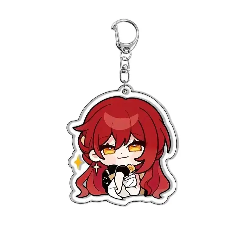 New Mihoyo Game Honkai Star Rail Acrylic Key Chain Anime Pendant Impact 3rd Key Ring Keychains for Bag Pendant Jewelry Gifts