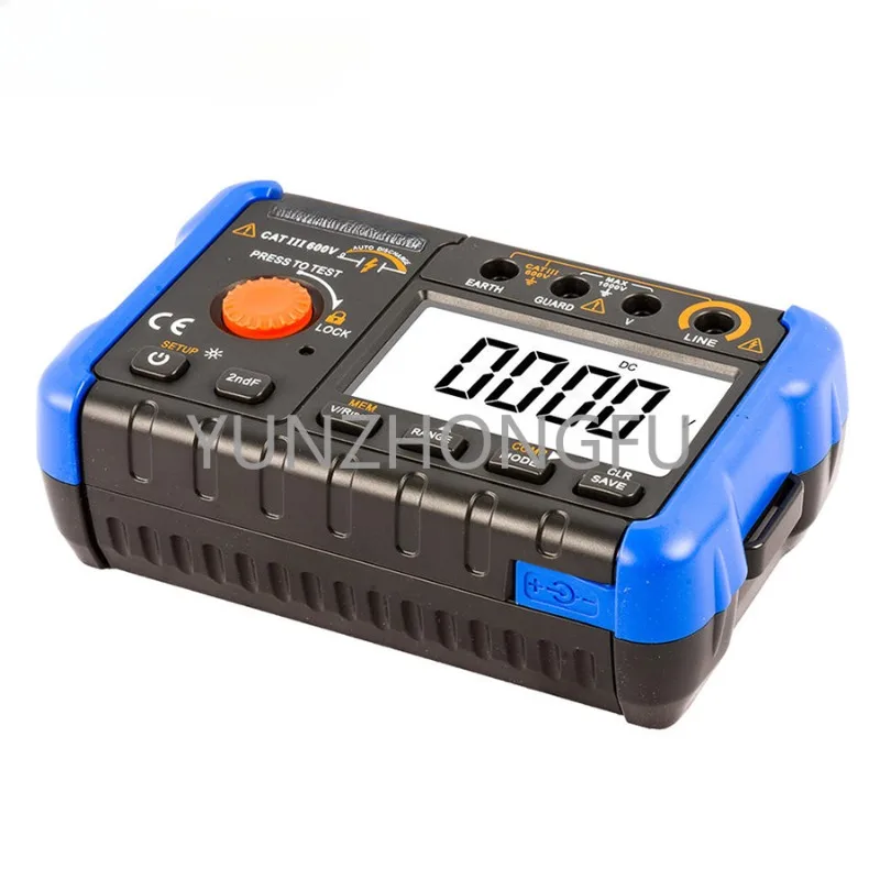 100 Data Store PI DAR Digital Insulation Resistance Tester VICTOR 60G User-friendly 2500V 50G Ohm Megger Tester