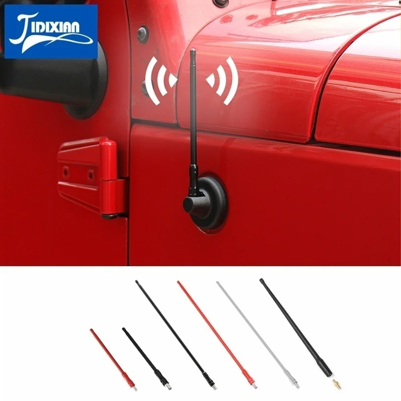 JIDIXIAN Aerials Replacement Metal Radio Antenna Accessories for Jeep Wrangler JL JK 2007-2022 for Jeep Gladiator JT 2018-2022