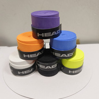 6 Pieces Original HEAD Overgrip Anti Slip Tennis Racket Sweatband Grips Padel Shock Absorption Grip Tape Training Accessories