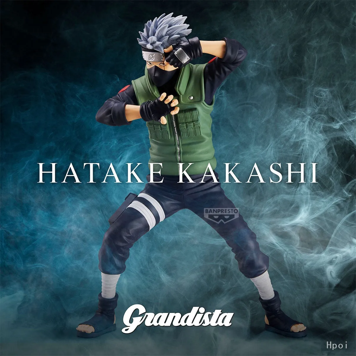 100% Oryginalny, dostępny od ręki Bandai Spirits Banpresto Grandista Naruto Shippuuden Hatake Kakashi Figurka Anime Model Dekoracja Zabawka Prezent