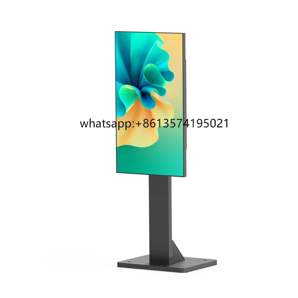 

T55 Inch Window Facing Display LCD Advertising Digital Signage Lcd With Automatic Light Sensing Function