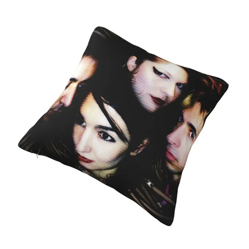 Custom Msi Mindless Hip Hop Punk Rock Self Indulgence Cushion Cover 40x40cm Soft Electro Pillow for Sofa Car Square Pillowcase