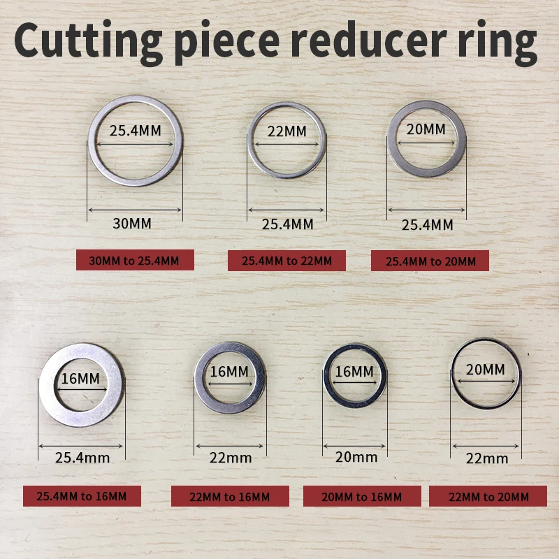 1 pz 25.4/22-20 25.4/22/20-16 lama per sega riduttore rondella foro interno adattatore anello in lega pezzo da taglio apertura Chang