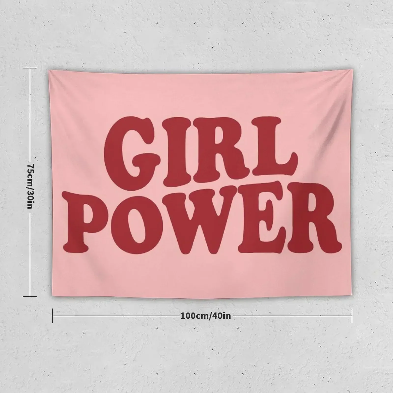 GIRL POWER Tapestry Room Decorator Wall Mural Home Decor Aesthetic Outdoor Decor Tapestry