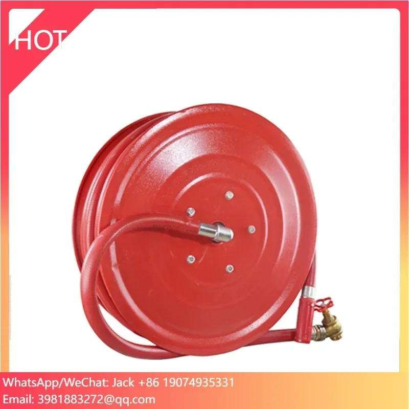DN19 30M ชนิดใช้มือหมุน ชนิดอัตโนมัติ สายดับเพลิงแบบม้วน สำหรับดับเพลิง