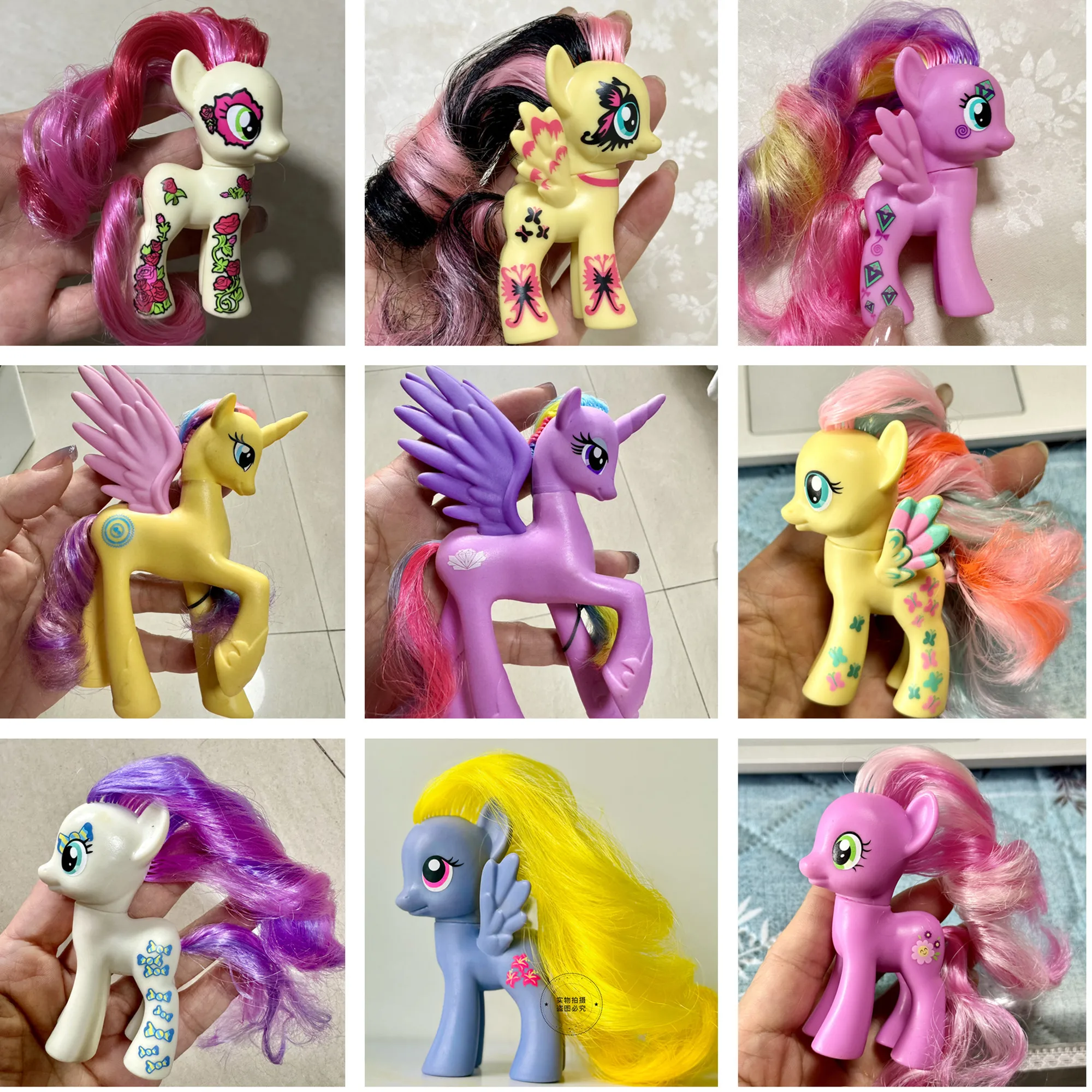 Oryginalny Hasbro My Little Pony Pinkie Pie Applejack Rarity Fluttershy Cheerilee figurki lalki dla dzieci zabawki prezenty