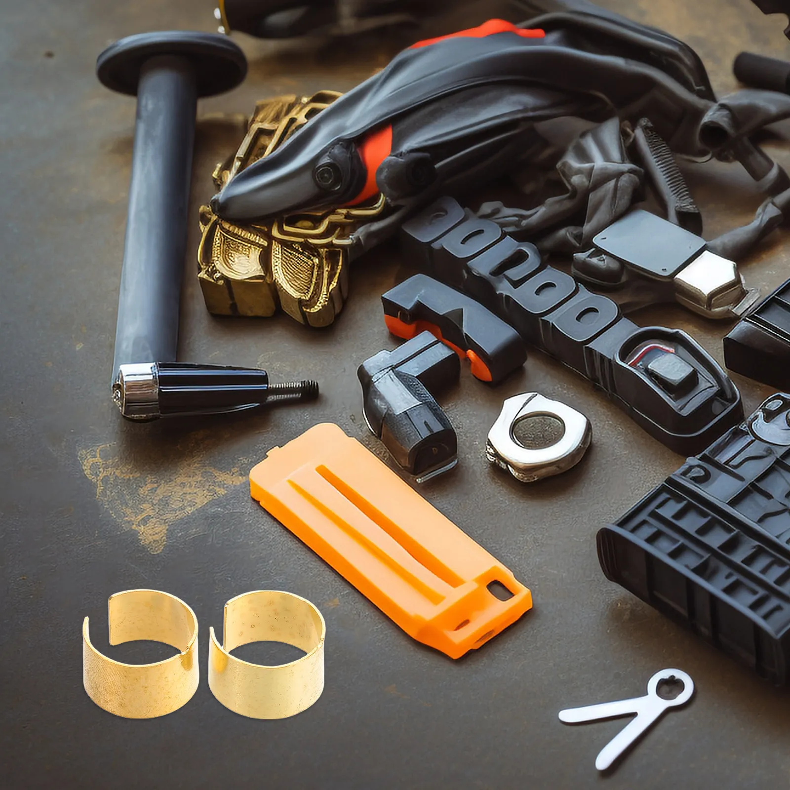 1Pair Car Battery Terminal Connectors Universal Copper Battery Terminal Clamps for Audio System Upgrade Stable Power Supply Easy