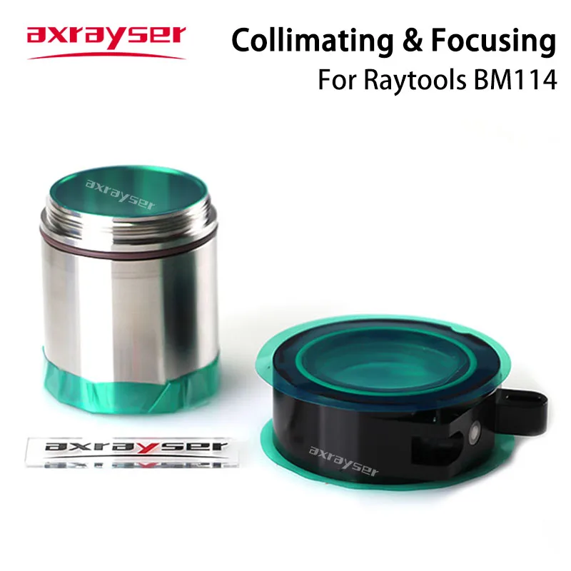 Raytools BM114S Kollimations- und Fokussierlinse D37 F100 & D38.1 F200mm 1064 JGS1 mit Linsenhalter für Laserschneidkopf BM114 6KW – Detail 4