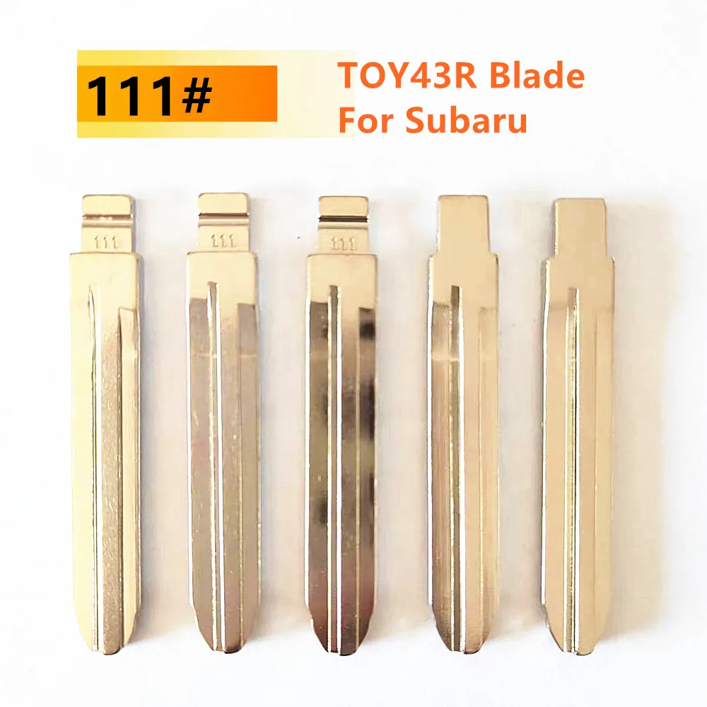 

10 шт. 111 # TOY43R Универсальный KD Remote Metal Blank Uncut Flip KD VVDI полотно дистанционного ключа для Subaru XV автозапчасти