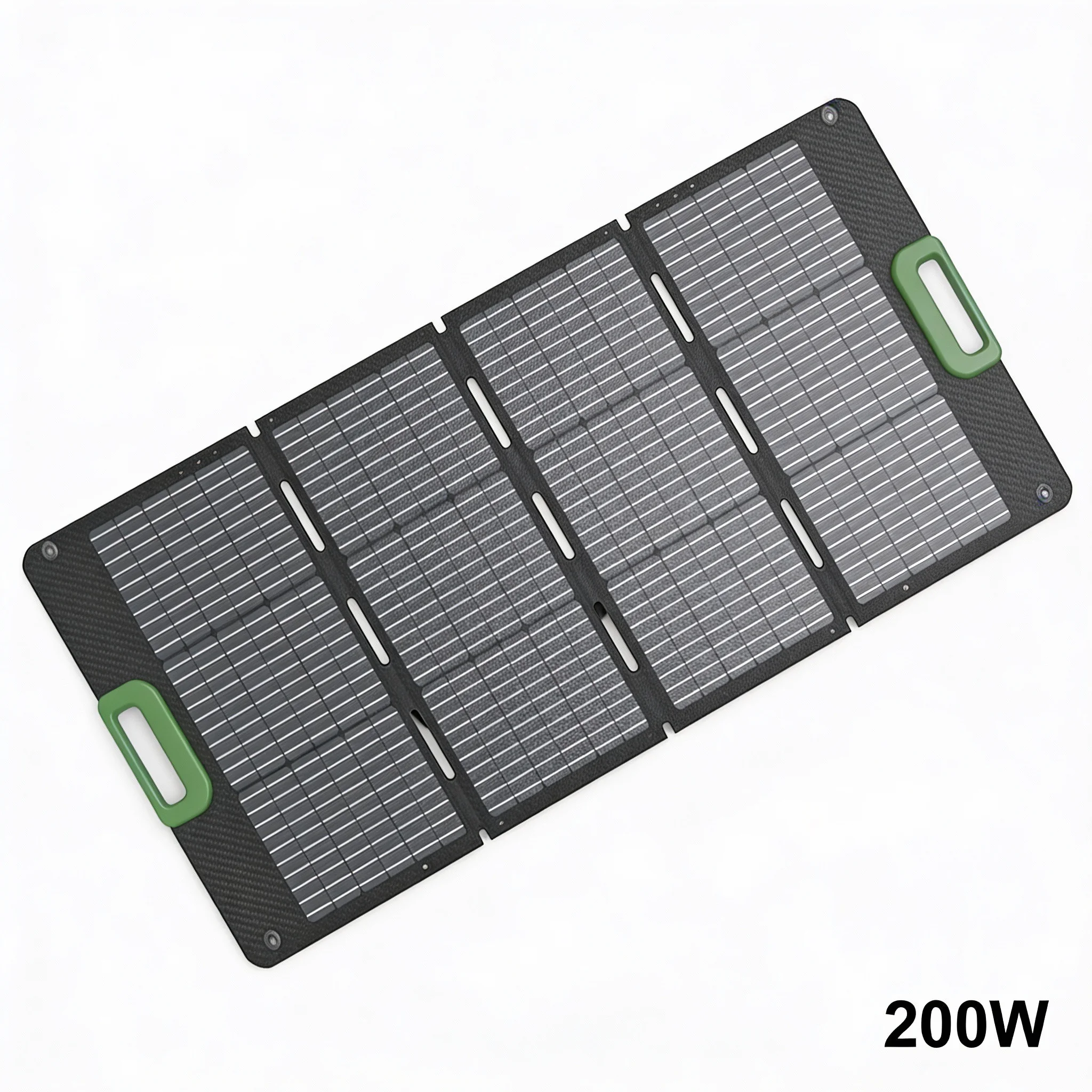 USB-C Outdoor Camping Solar Panel Kit Gear Bag Charger 200W Folding Etfe Camping Foldable Solar Panel