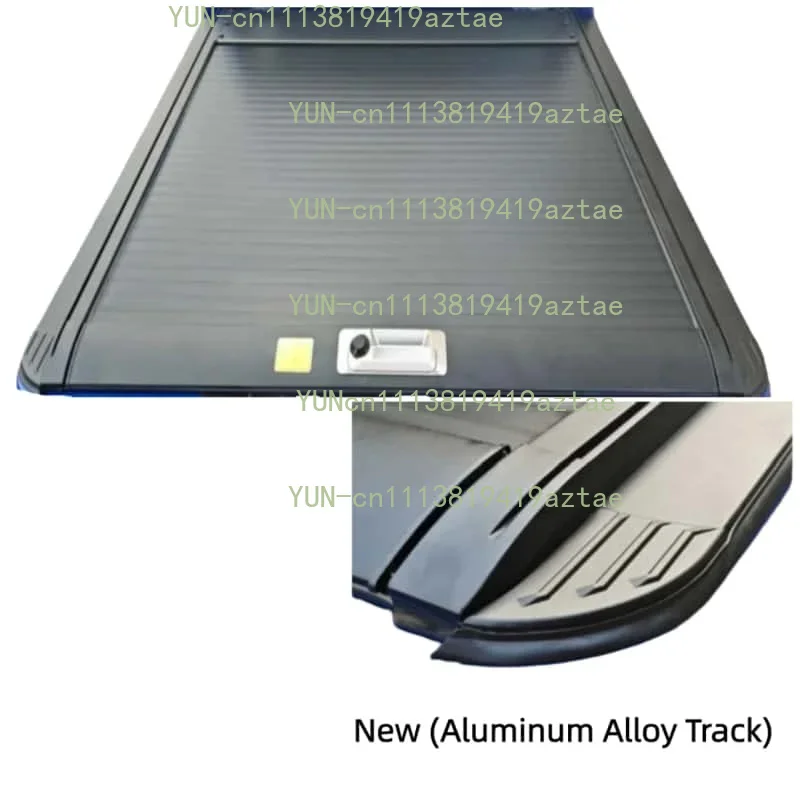 Waterproof Retractable Manual Roll-Up Tonneau Cover Aluminum Alloy Lockable Truck Bed Cover 4X4 Pickups