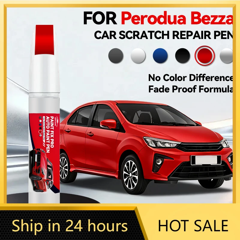 

Ручка-карандаш для ремонта автомобильной краски для PERODUA BEZZA 2018-2025: серебристый S28, красный R67, серый S43, красный. Аксессуары для устранения царапин.